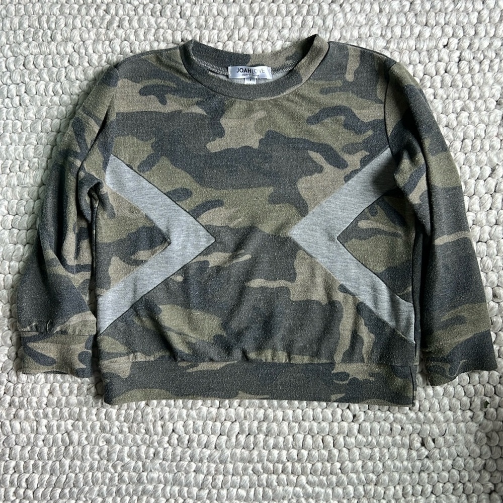 Josh love camouflage sweatshirt 4